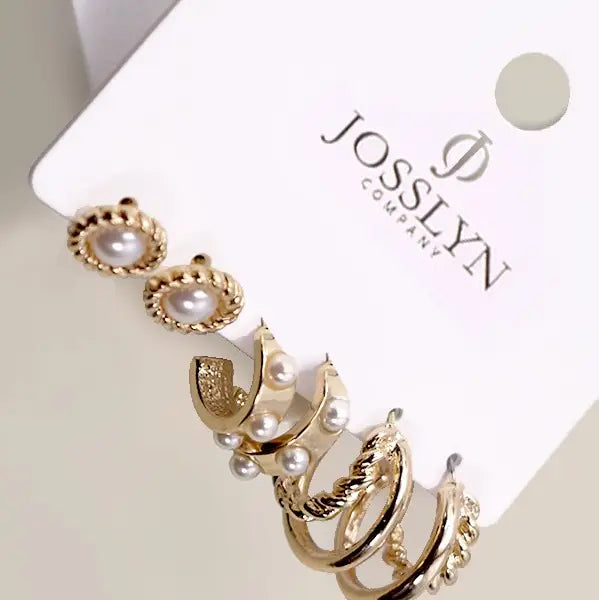Pearls Please Earring Set