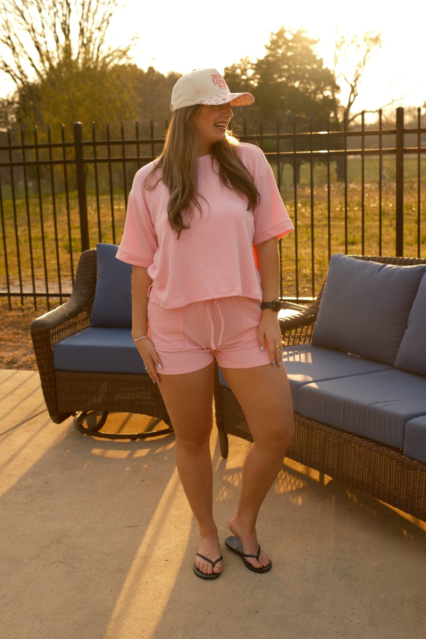 The Sunset Ribbed Set