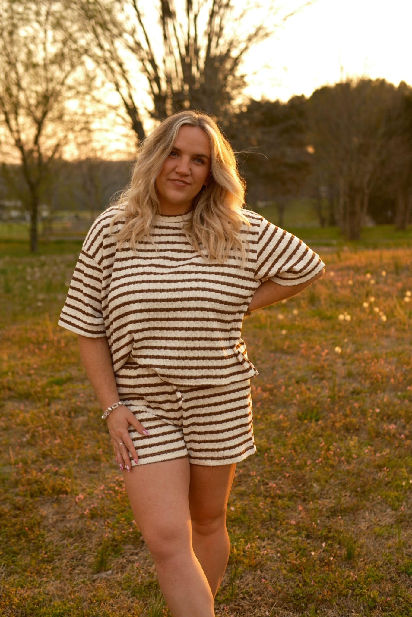 The Golden Hour Stripe Set