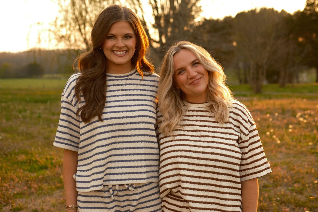 The Golden Hour Stripe Set