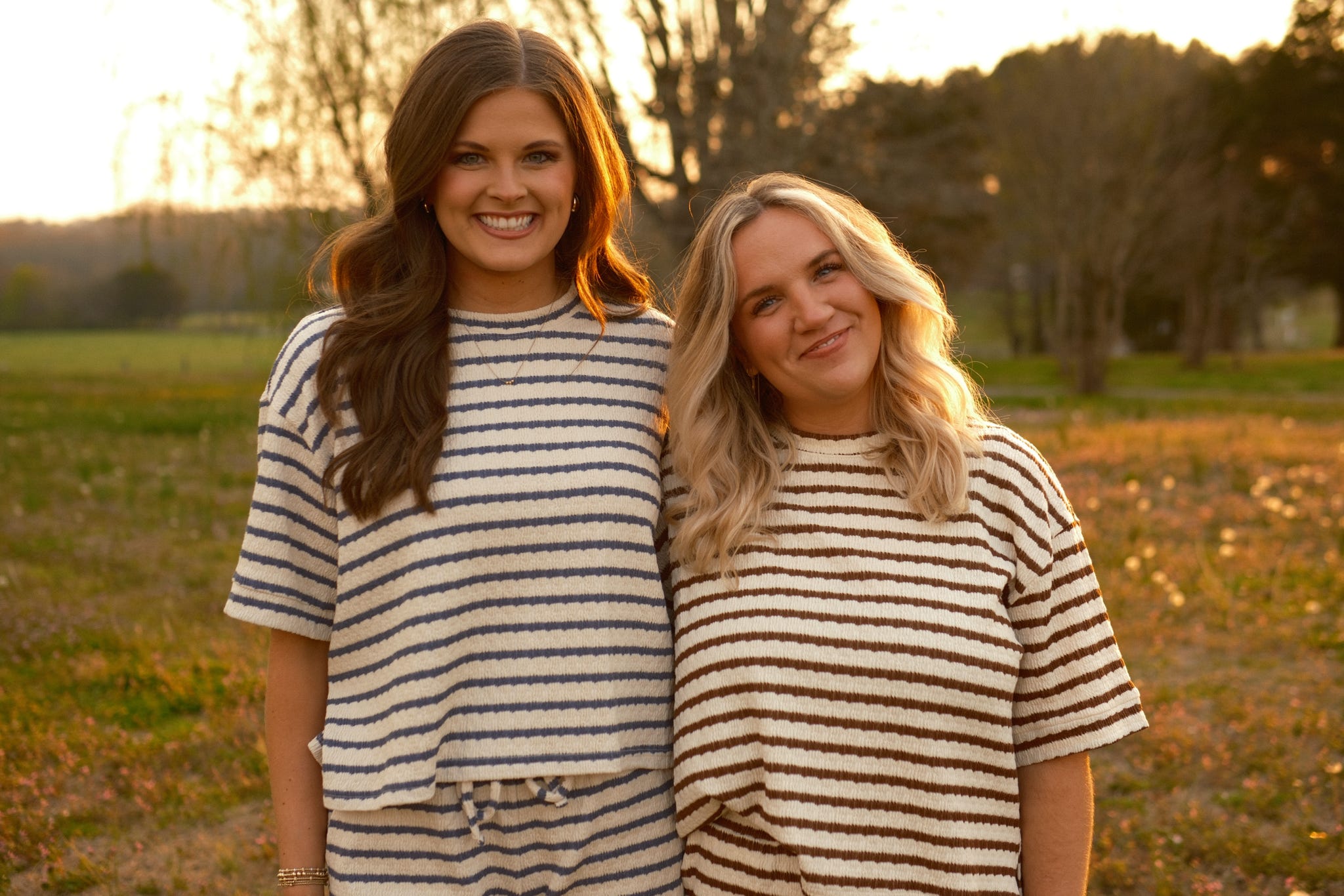 The Golden Hour Stripe Set