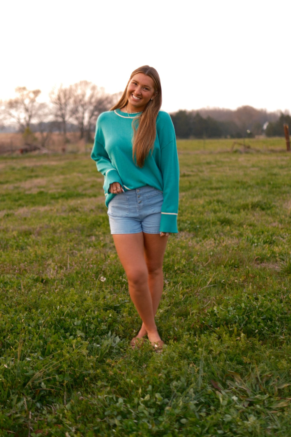 The Pop of Spring Sweater