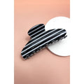 Stripe Black Claw Clip