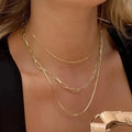 Dainty Layered Chain Necklace