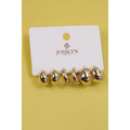Bubbly Mini Huggie Hoop Trio Earrings