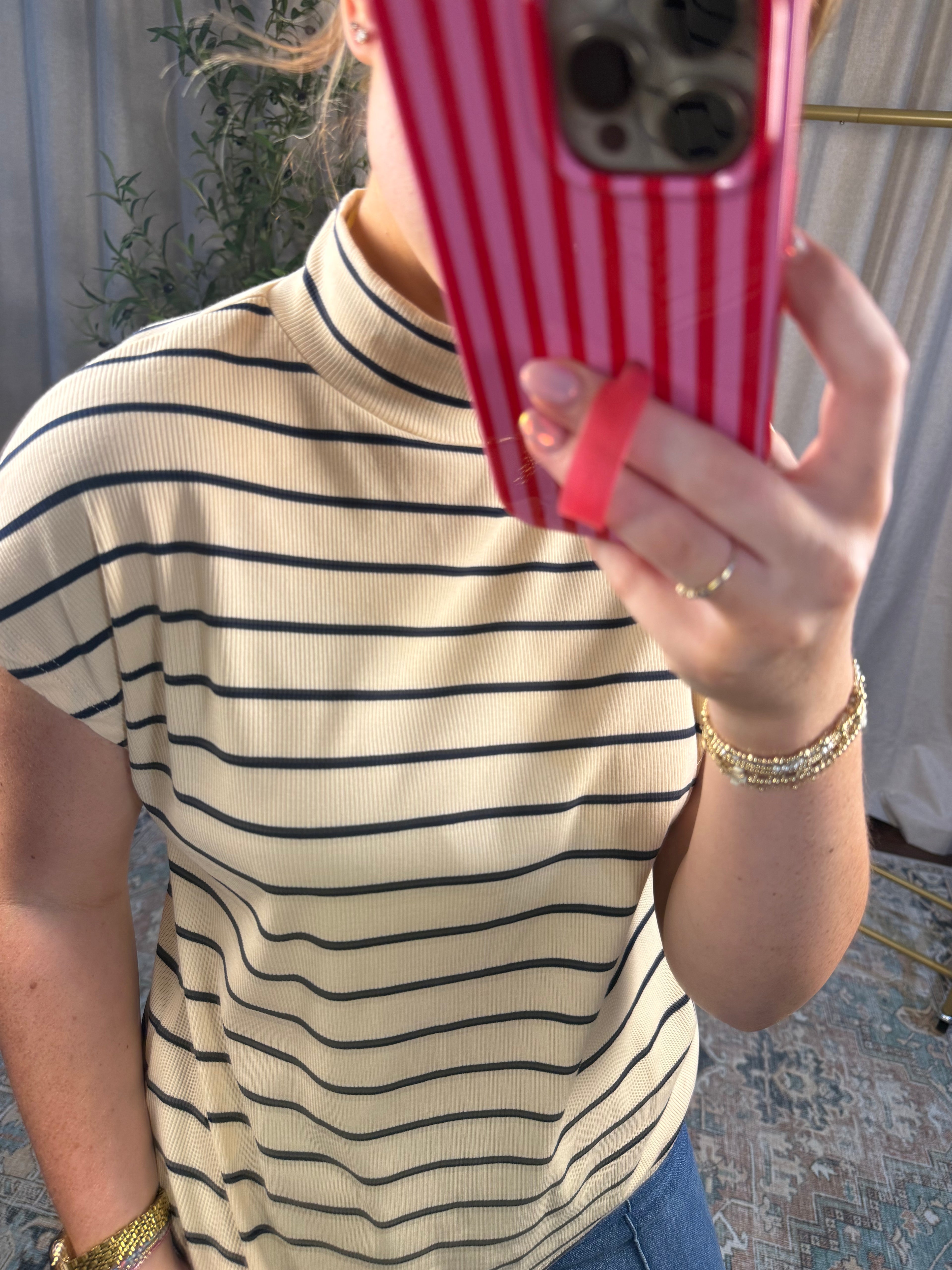 The Savannah Stripe Top