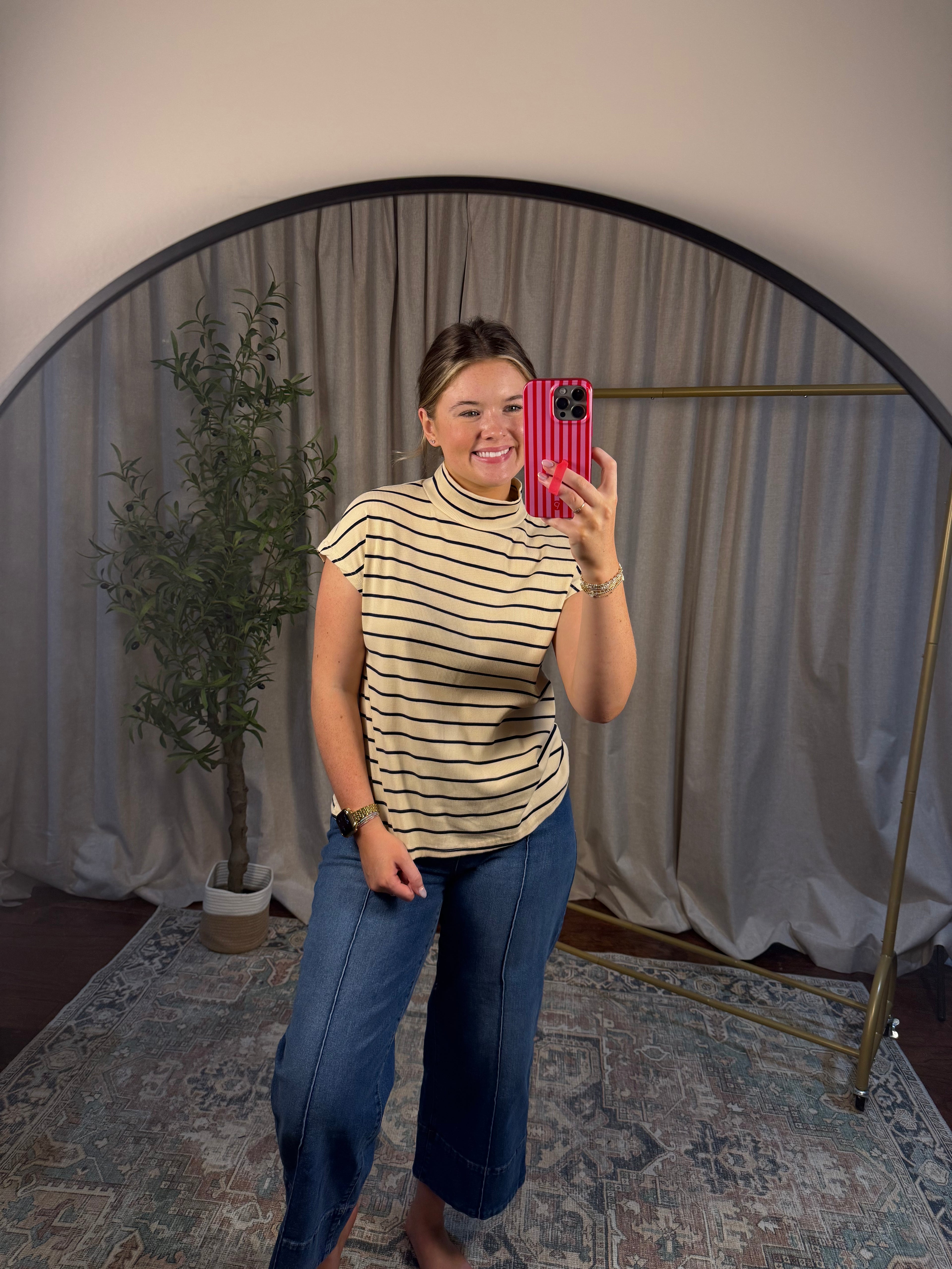The Savannah Stripe Top