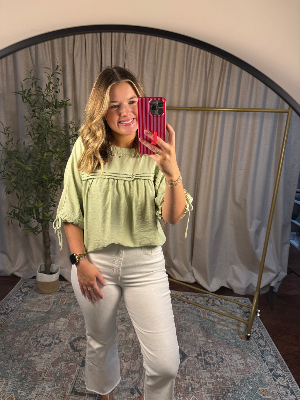 Softly Sage Top