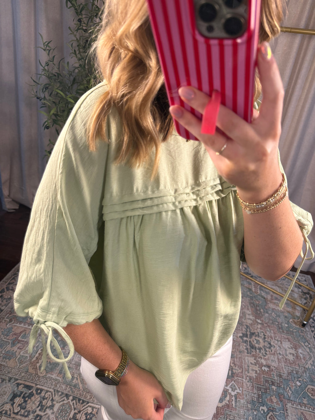 Softly Sage Top