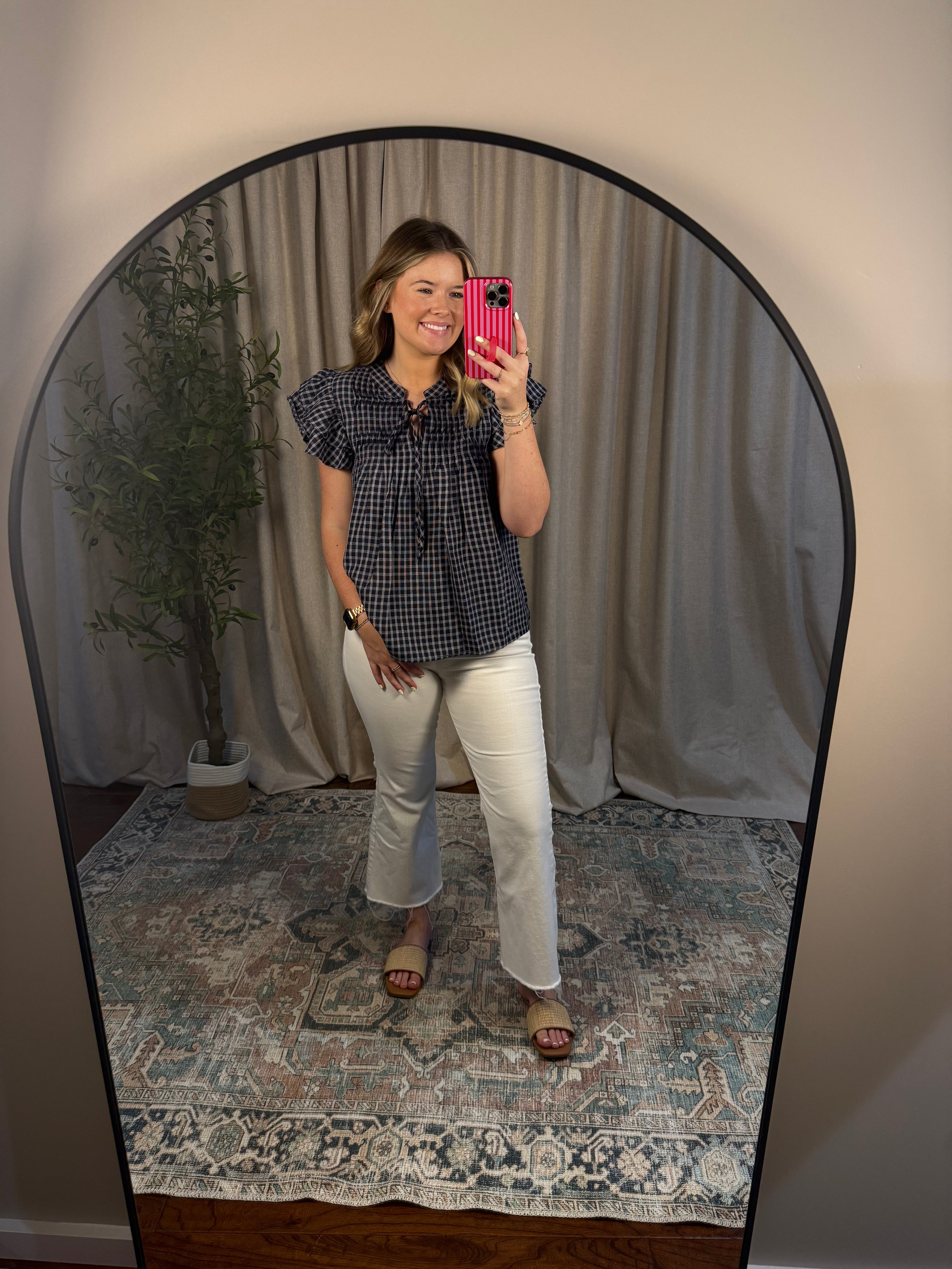 The Harper Plaid Top