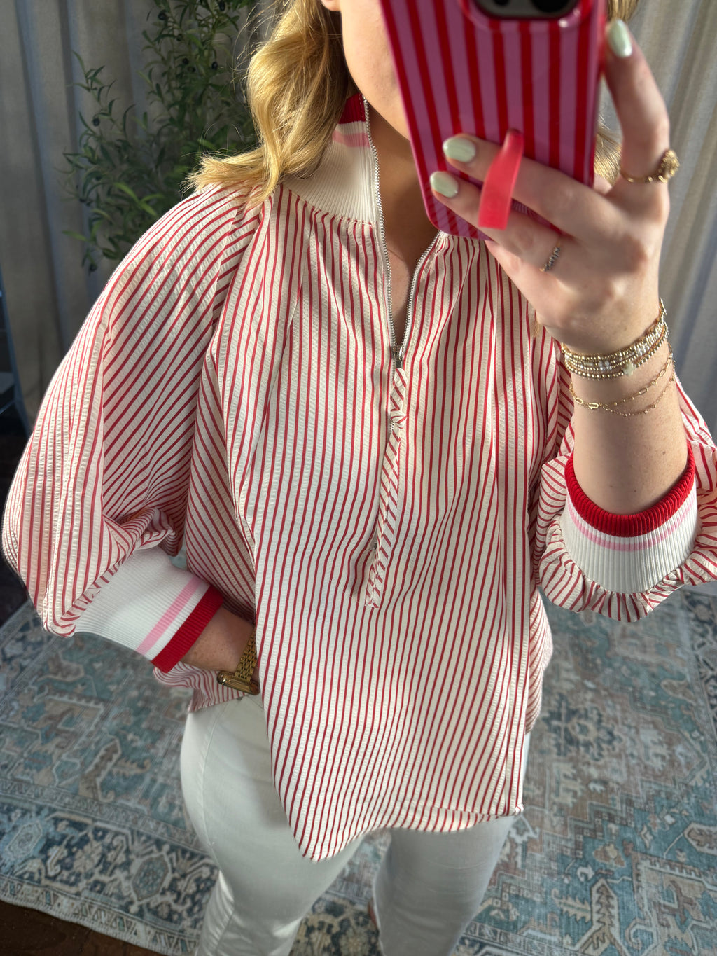 Main Street Stripe Top