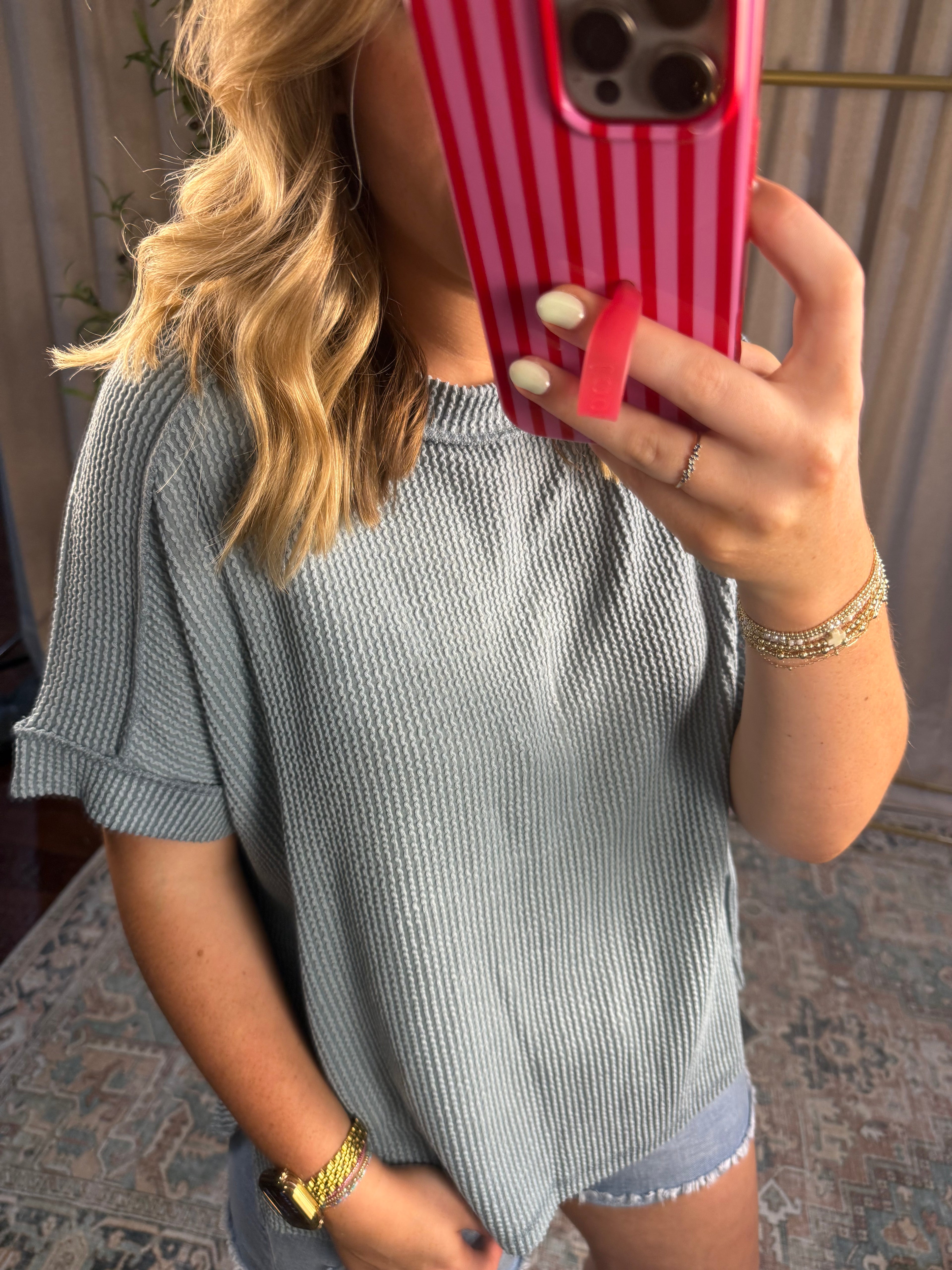 Lake Day Ribbed Top
