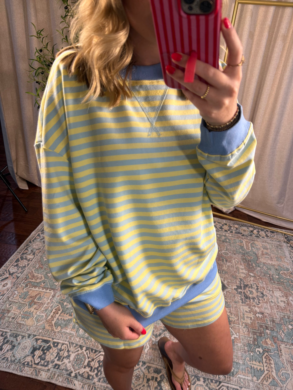 Lemon Drop Stripe Set