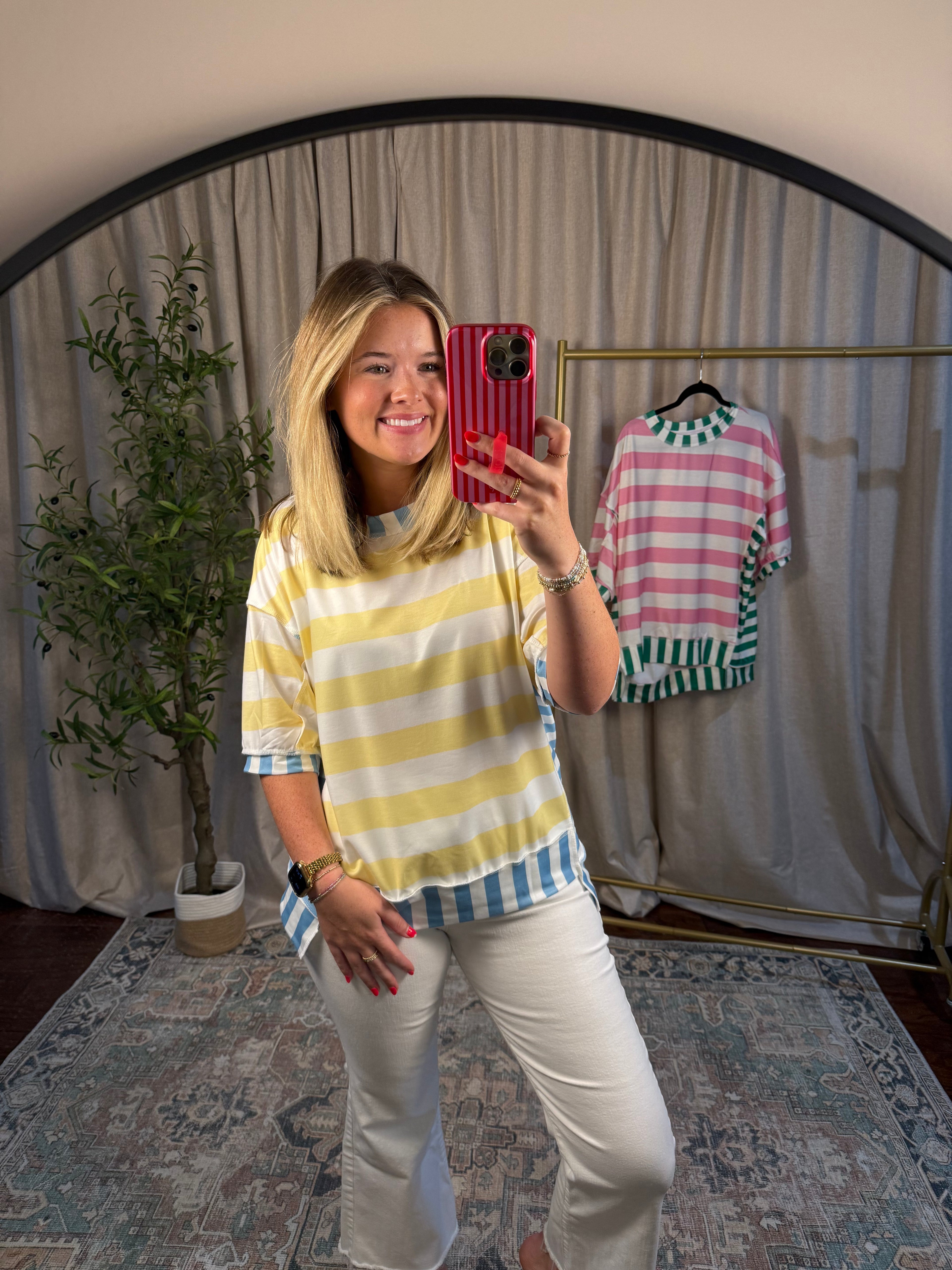 Sugar Stripe Top