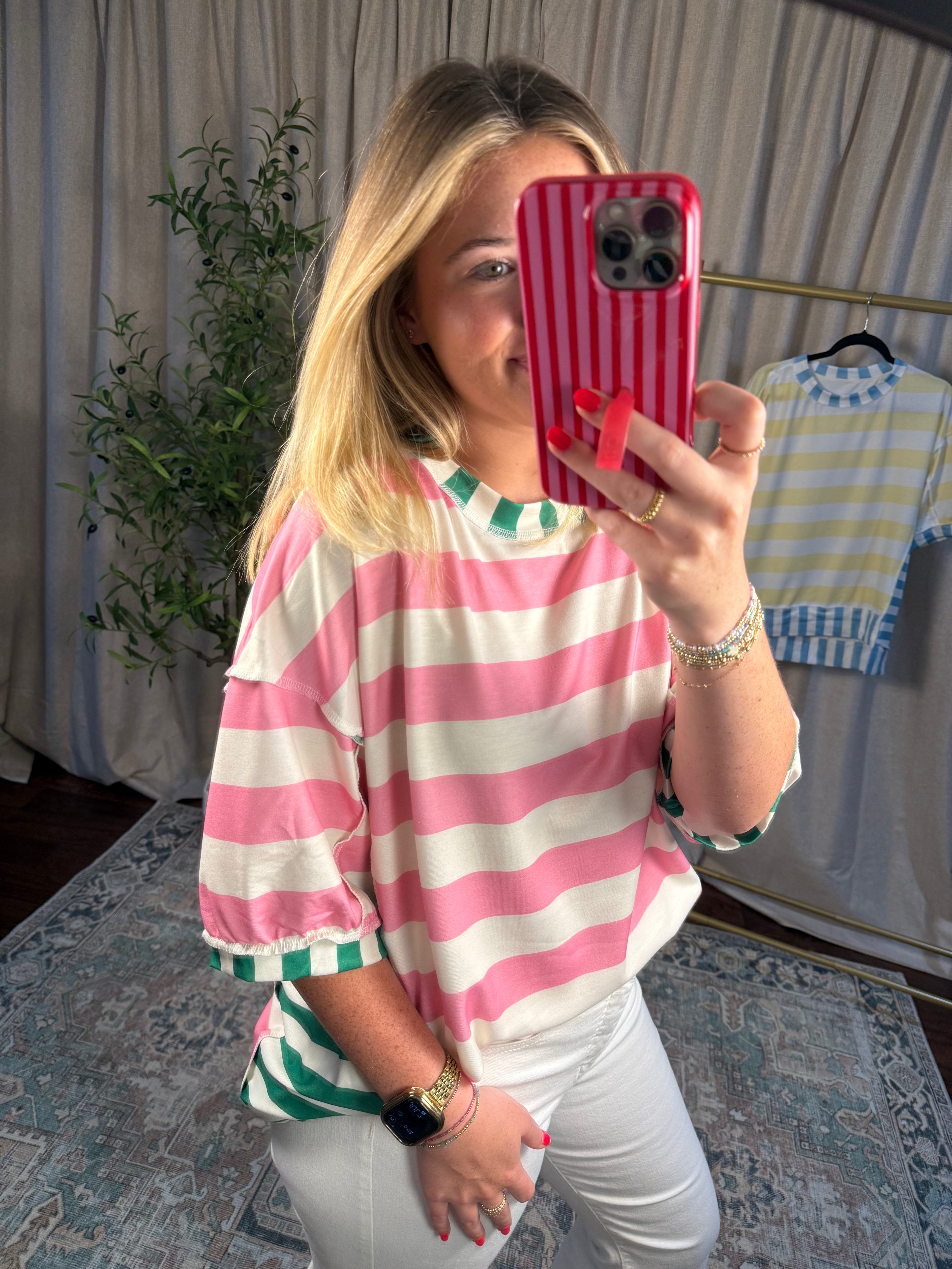 Sugar Stripe Top