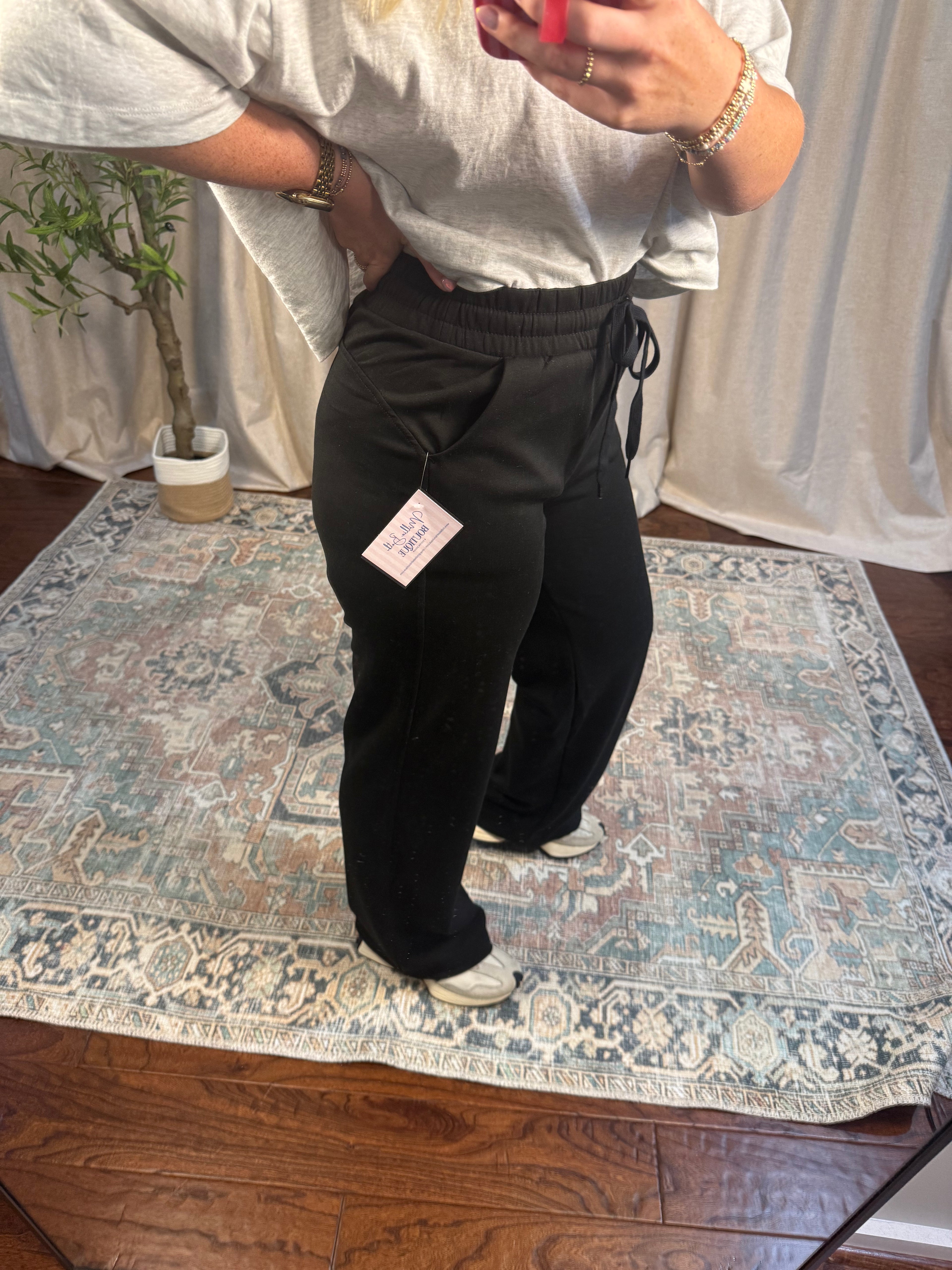 Stay Cozy Wide Leg Pants
