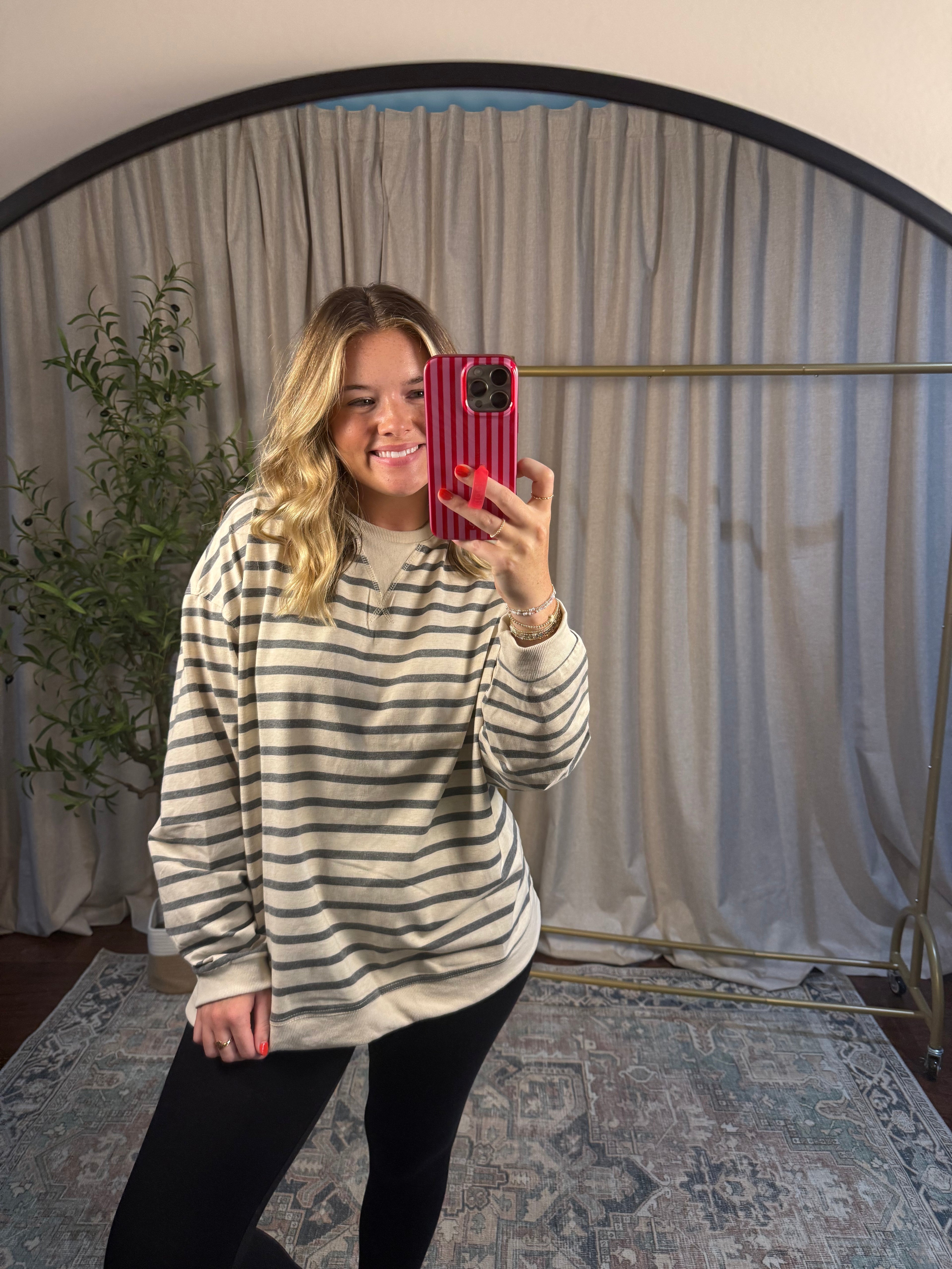 The Harbor Stripe Pullover