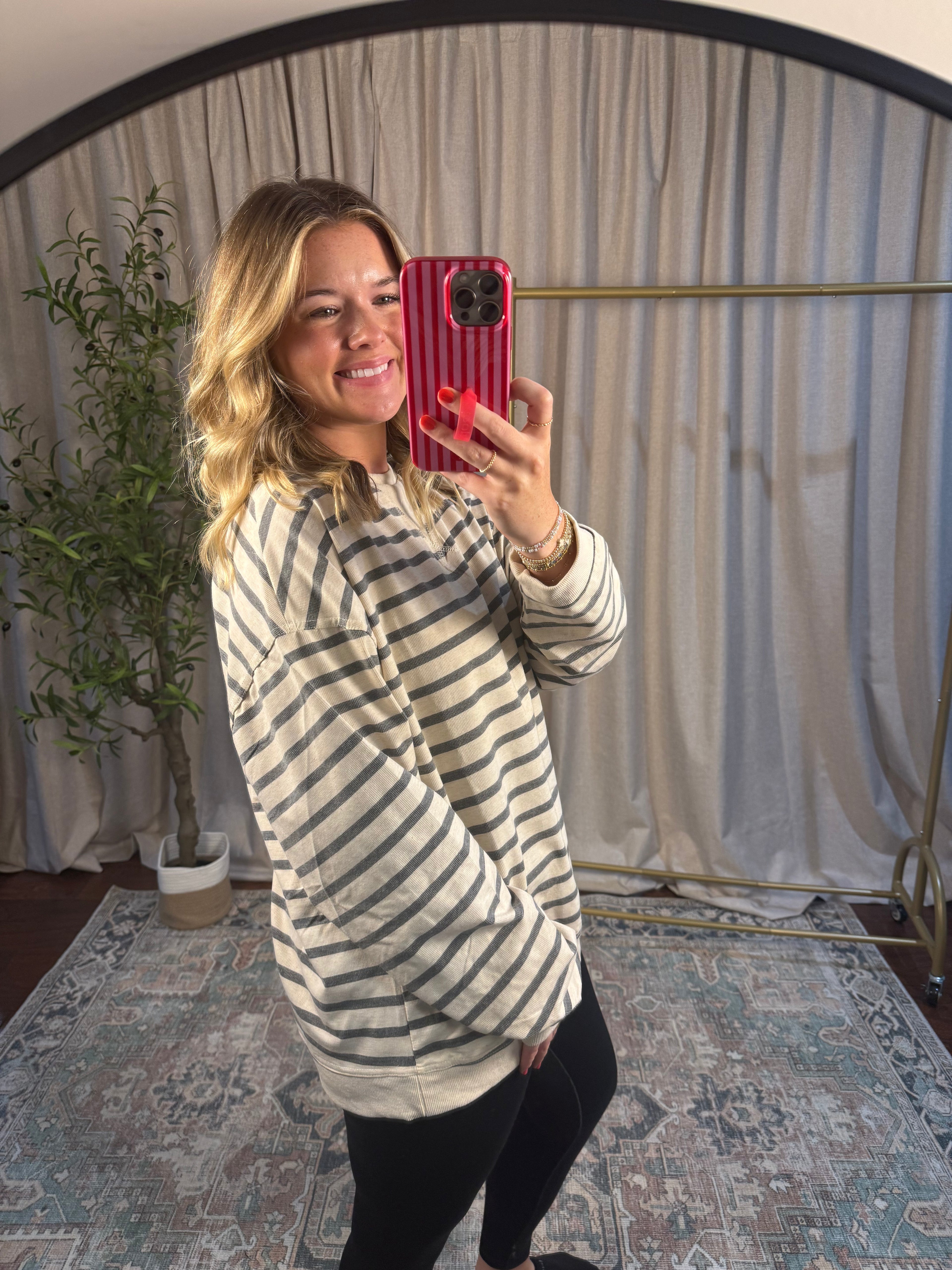The Harbor Stripe Pullover