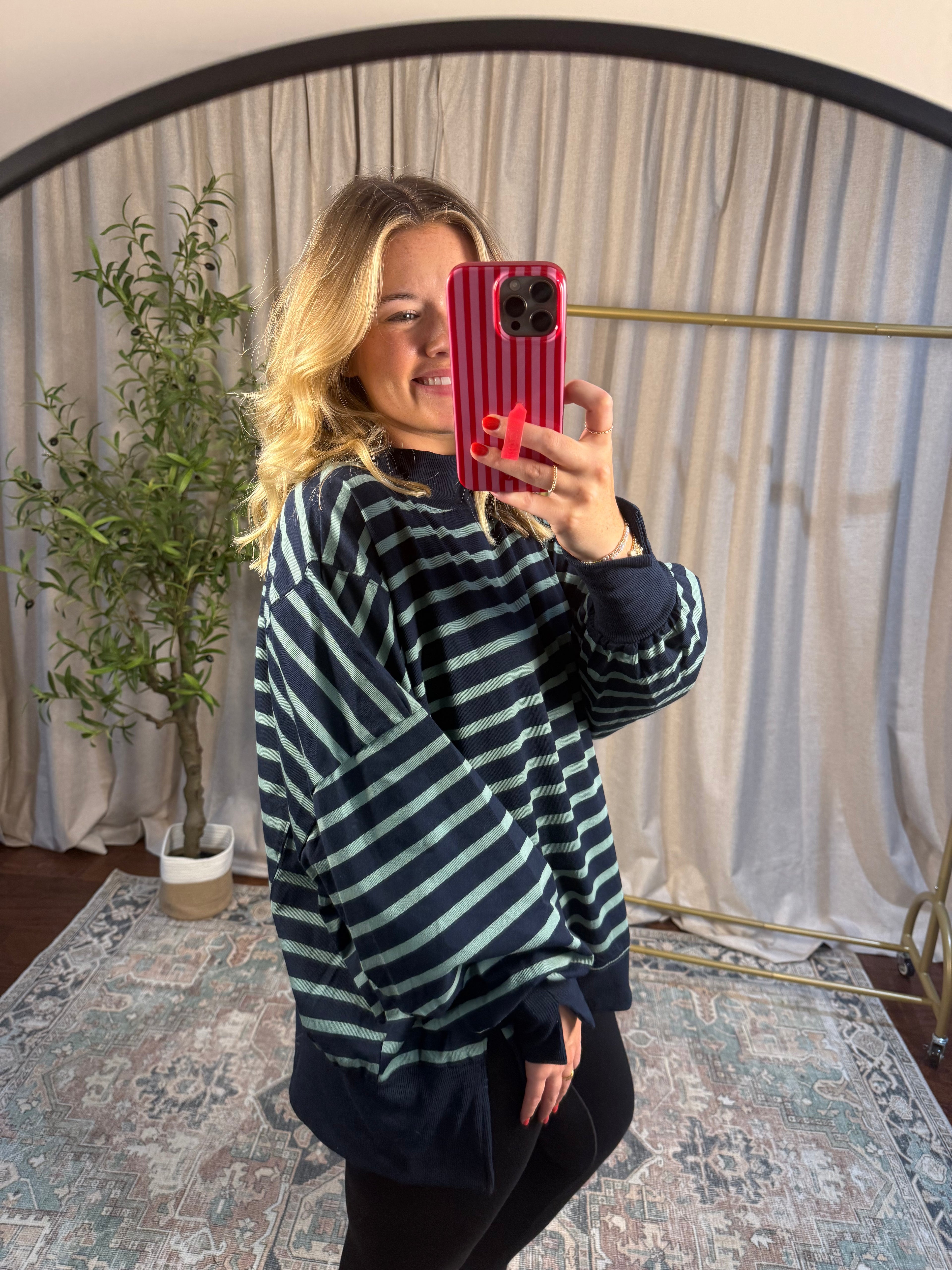 Simply Striped Pullover