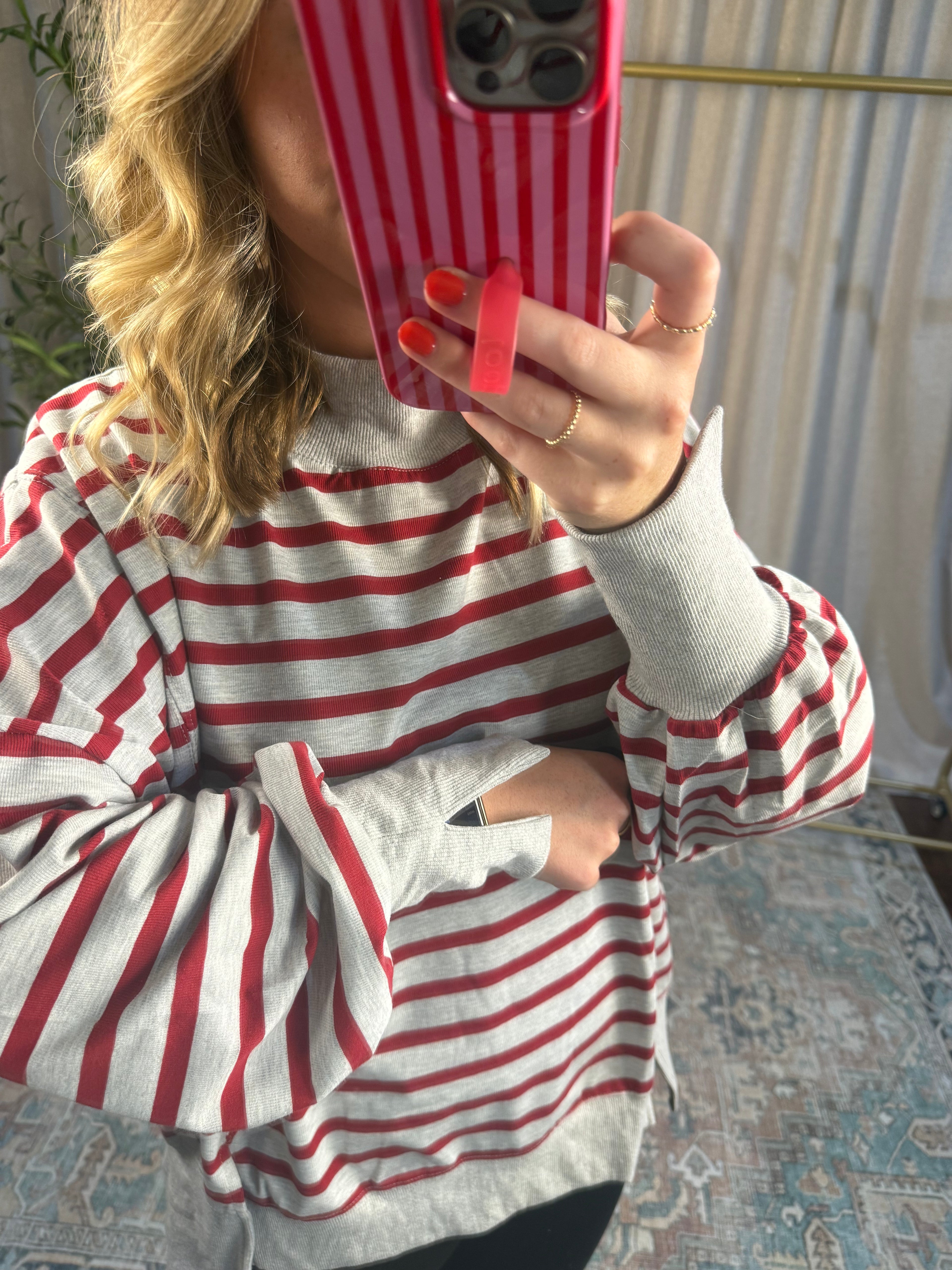 Simply Striped Pullover
