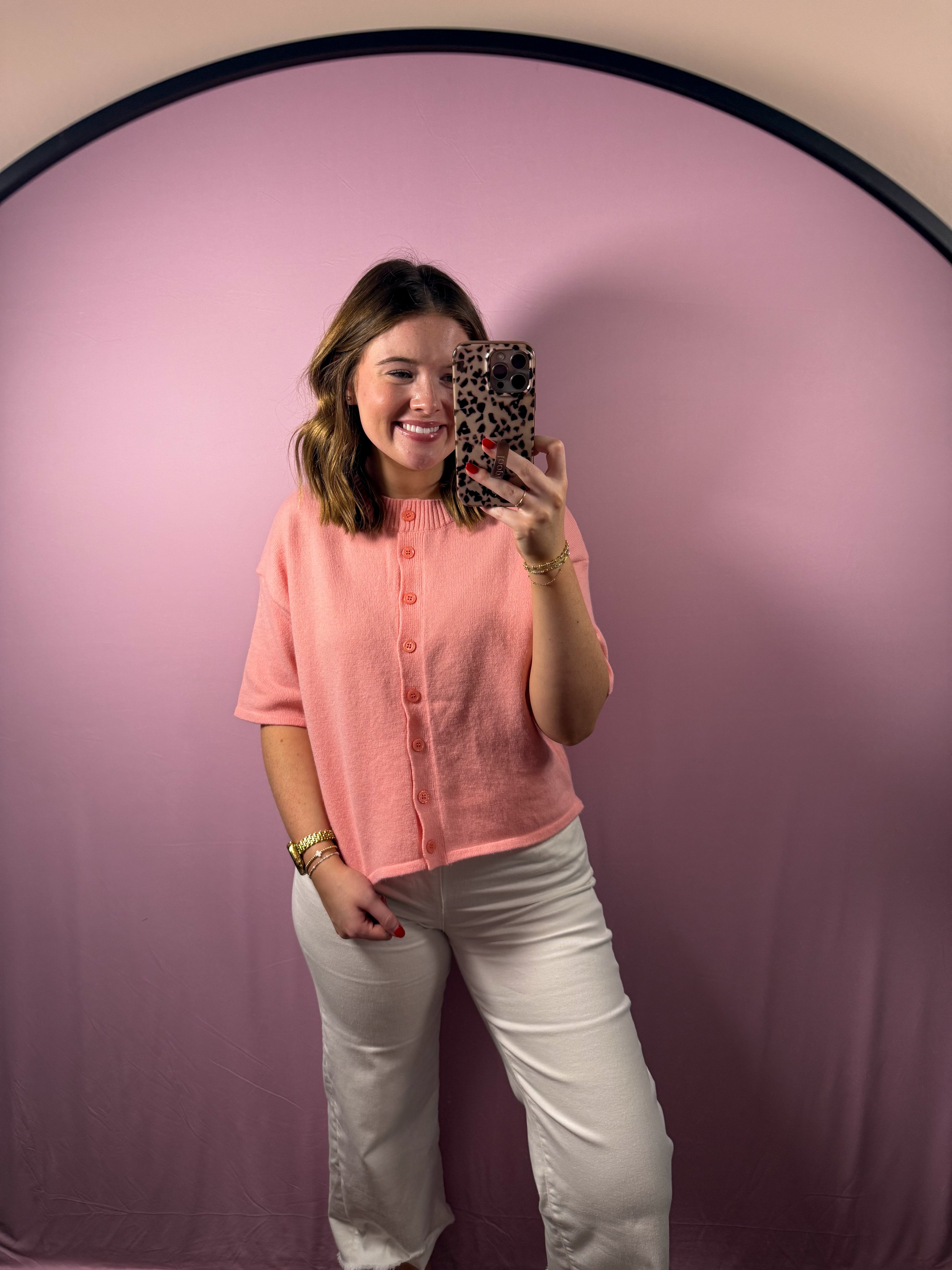 Peach Blossom Cardigan