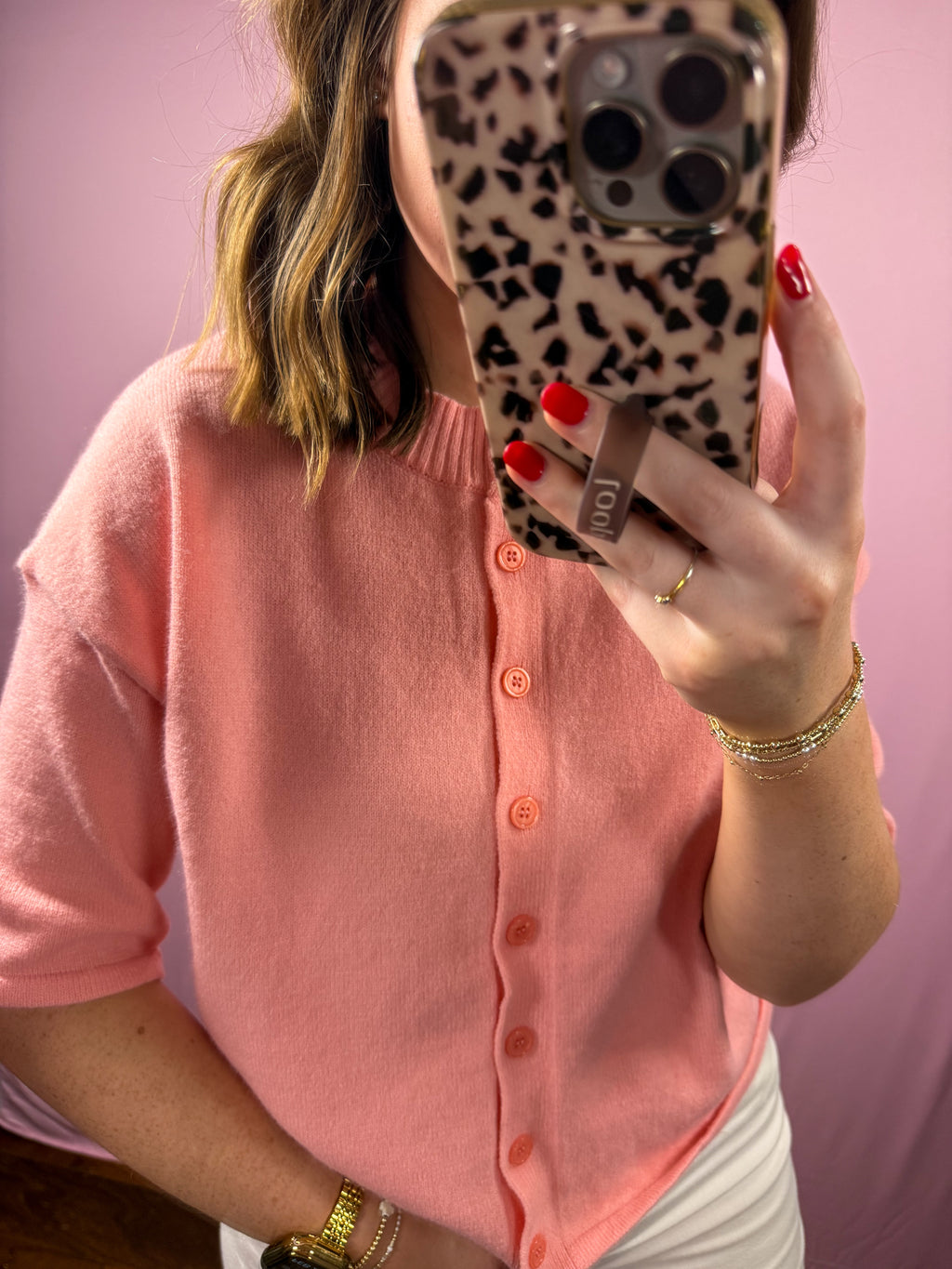 Peach Blossom Cardigan