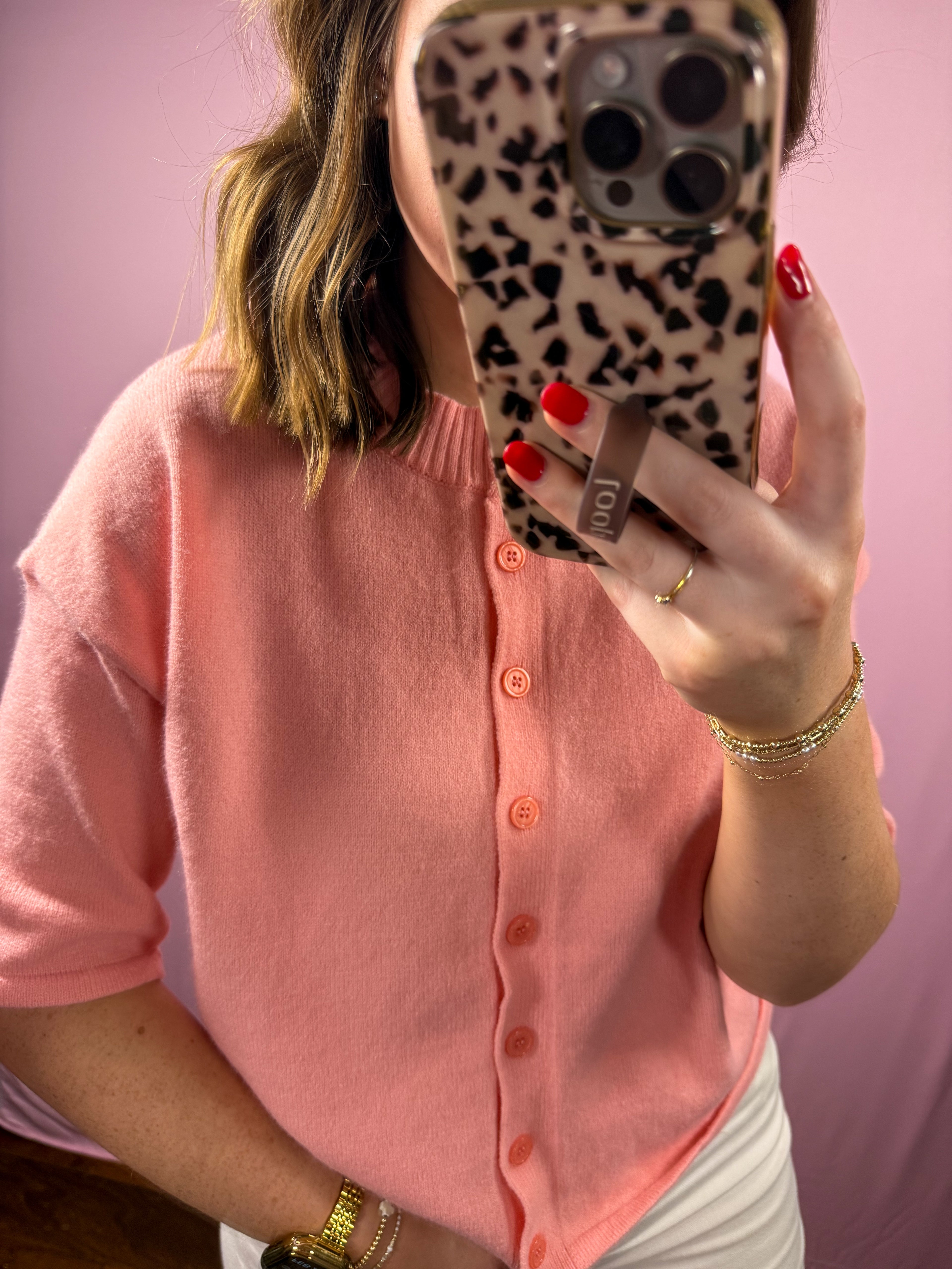 Peach Blossom Cardigan