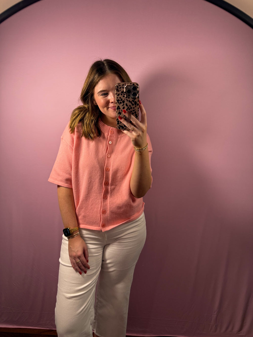 Peach Blossom Cardigan