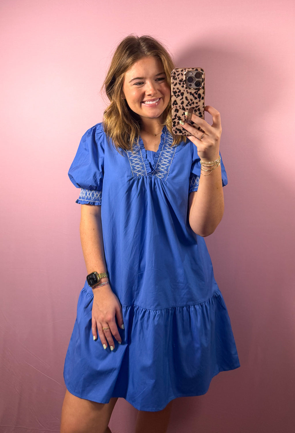 The Bluebell Smocked Dress