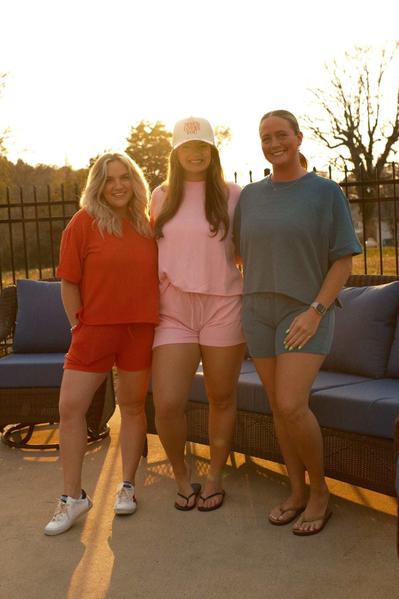 The Sunset Ribbed Set