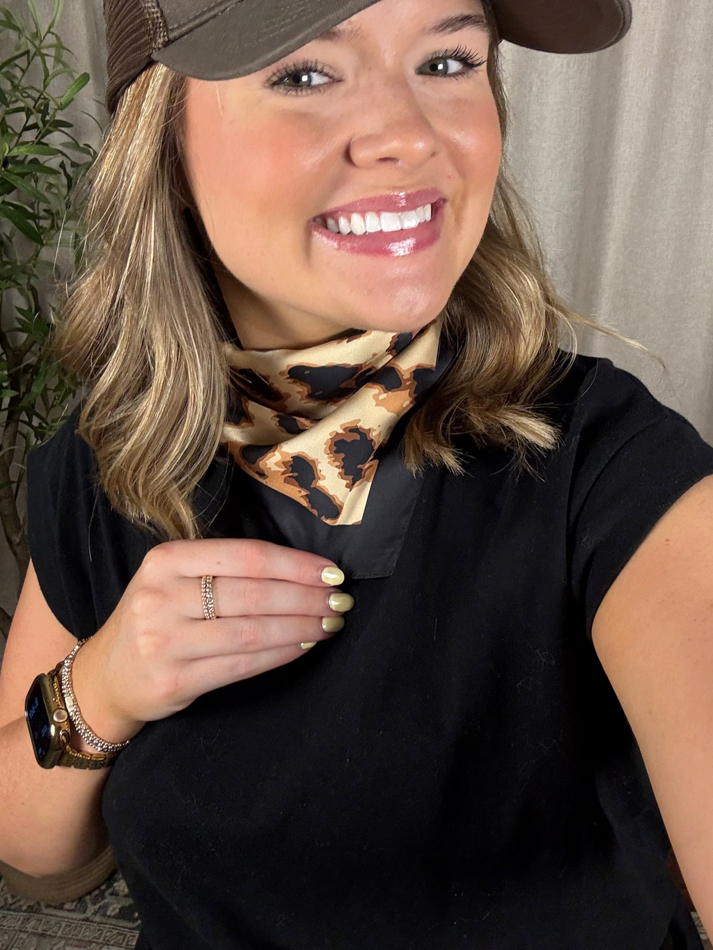 Leopard Scarf