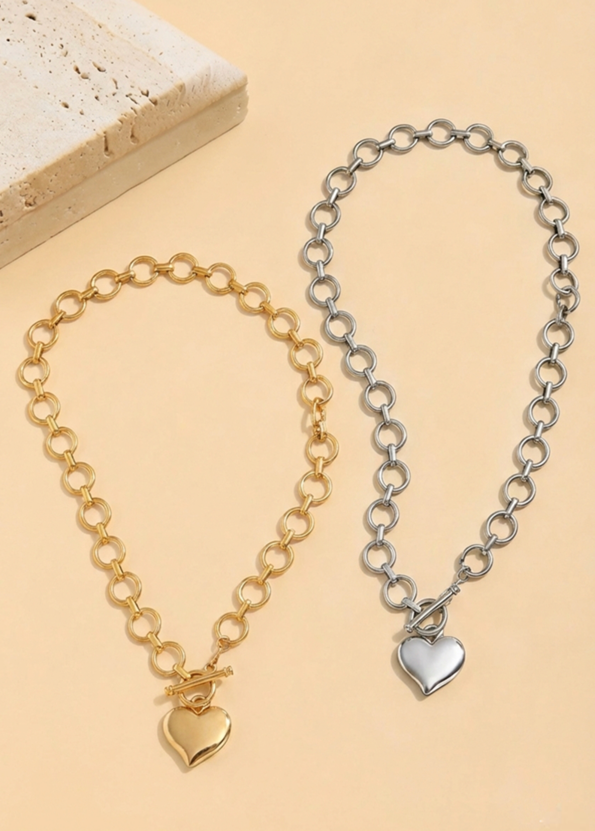 Chunky Heart Necklace