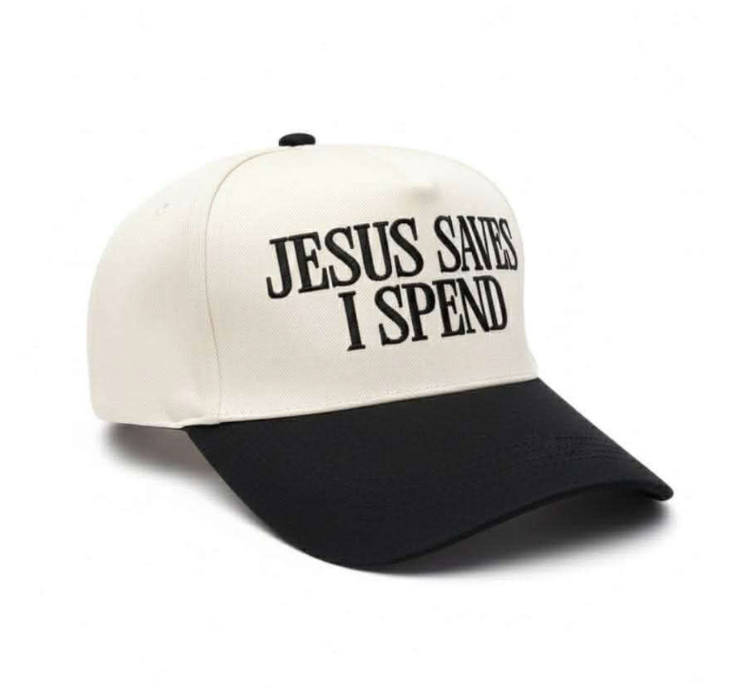 Jesus Saves I Spend Hat