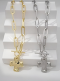 Mini Cross Chain Necklace
