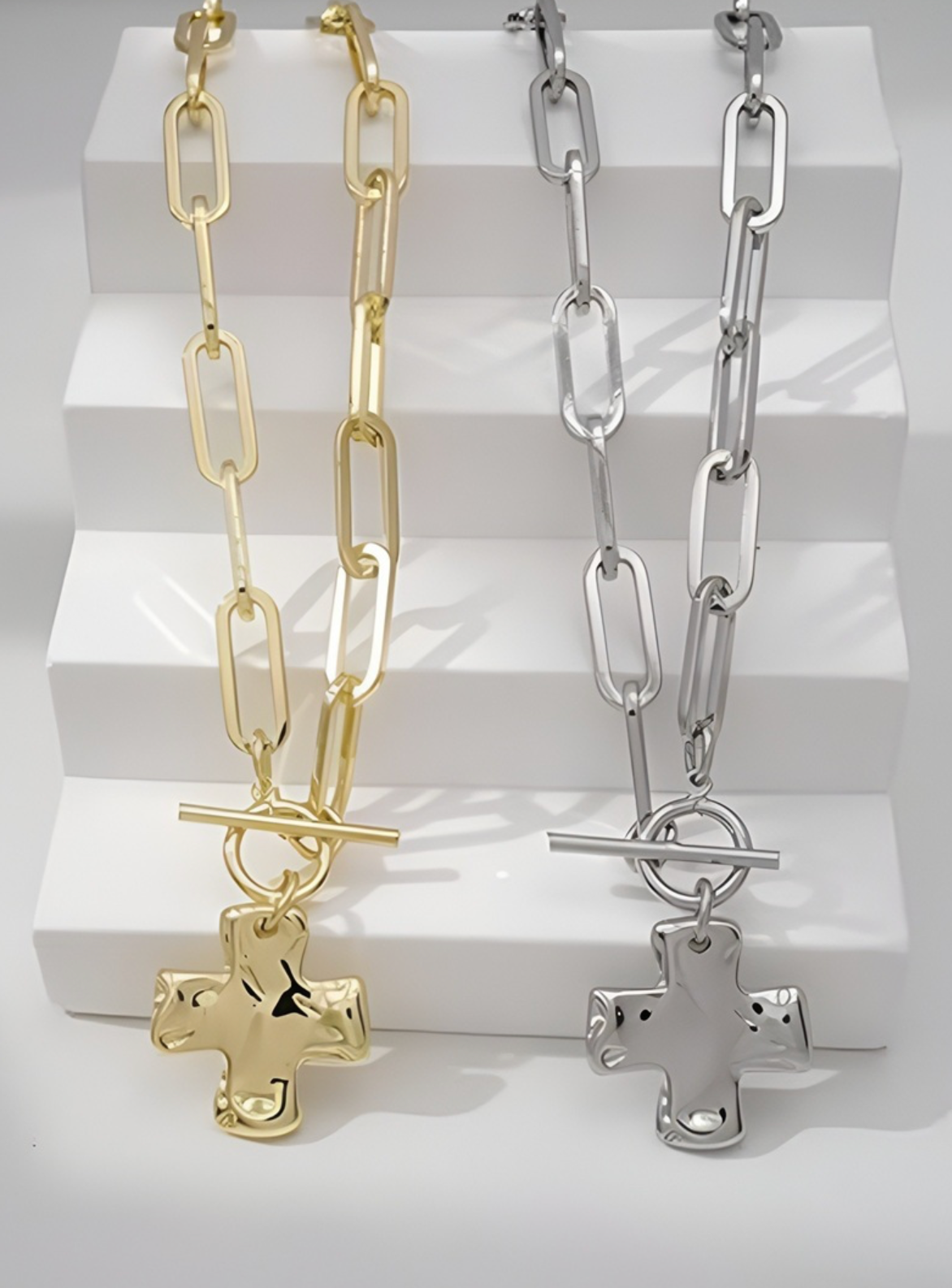 Mini Cross Chain Necklace