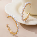 Pearl Hoop Earrings