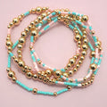 Pastel Beaded Bracelet Set